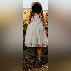 Gorgeous gold and ivory wedding/photo dress